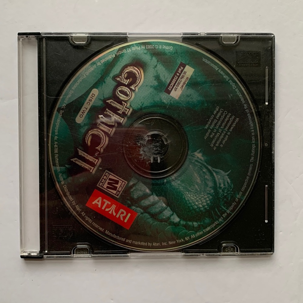Gothic II Disc Two Atari